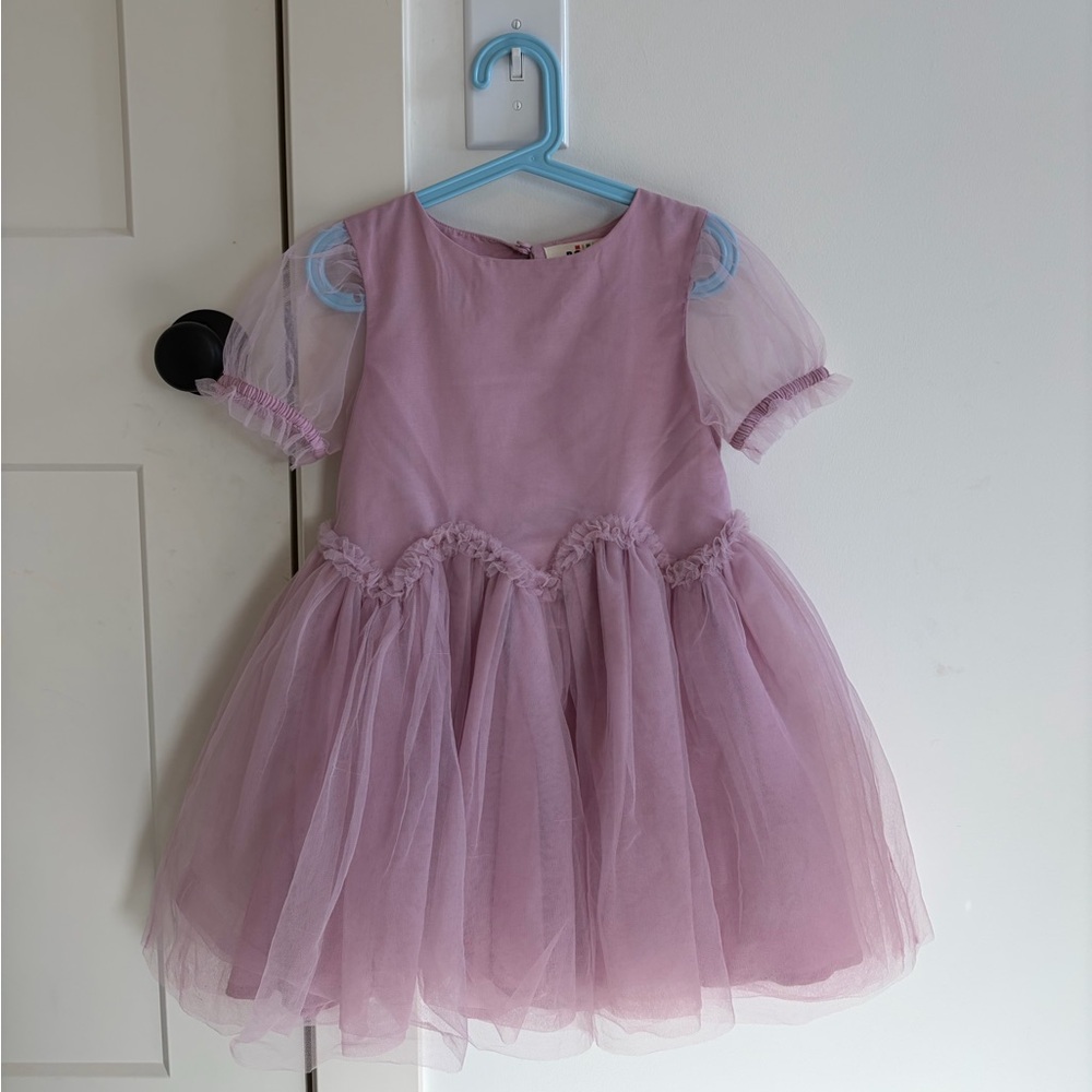 Mini Boden Lilac Girls Party Dress